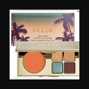 Stila Color Cocktail Travel Cheek, Lip & Eye Palette - Tequila Sunrise NIB